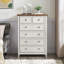 Commode moderne à 6 tiroirs, commode à tiroirs et rangement pour vêtements, armoire de rangement pour le salon