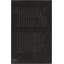 Tapis noir/métal/argenté fait main à tissage plat Bruce-1296027796
