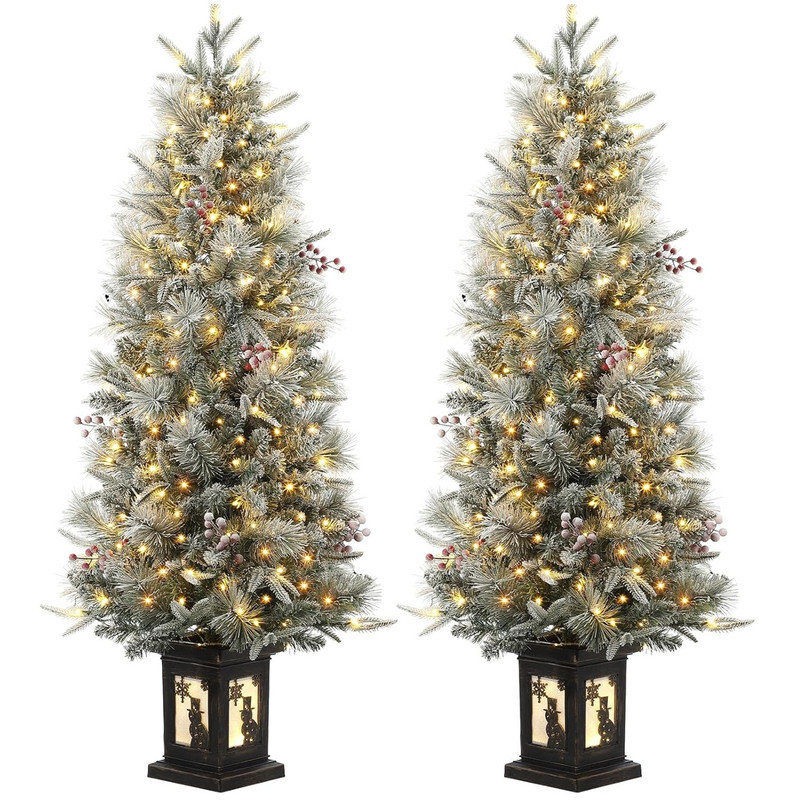 54' H Lighted Artificial Christmas Tree