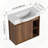 Wall-Mounted Bathroom Vanity With Ceramic Sink Soft-Close Door-652862729-652862725