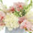 Hydrangea, Heather and Orchids Arranged in Ceramic Vase