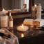 Porte-bougie en cristal de quartz Raw Rose