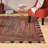 Herzig Hand-Woven Flatweave Red Area Rug-235646824