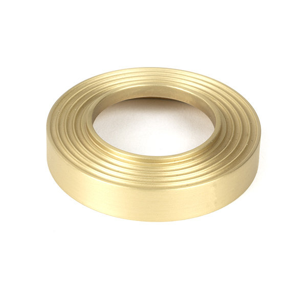 Beehive Satin Brass Round Thumbturn