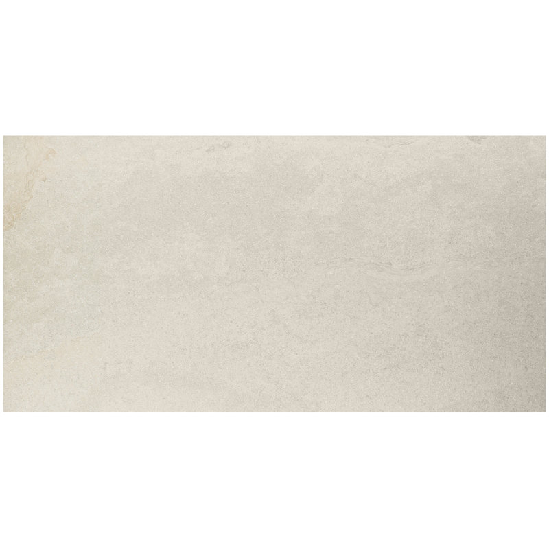 Mesa 23.62" x 47.24" Matte Limestone Look Porcelain Floor and Wall Tile (15.49 Sq. Ft./Case),  Beige