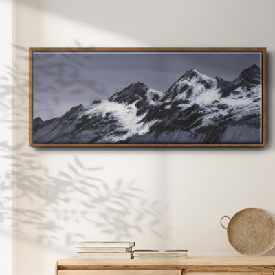 Moonlit Mountain Range II - toile encadrée
