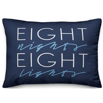  Housse de coussin lombaire Eight Nights Eight Lights