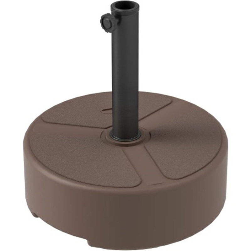 Socle de parasol, support de parasol rond pour patio, base de parasol d'extérieur robuste