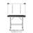 Professional Dog Pet Grooming Table Large Adjustable Heavy Duty Portable w/Arm & Noose & Mesh Tray, Black, Stainless Steel