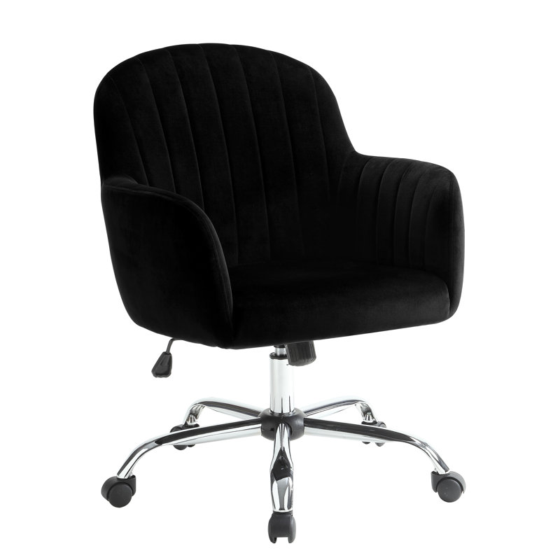 Alizia Polyester Blend Executive Chair, Black