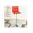 BAR STOOL In Red, Chrome