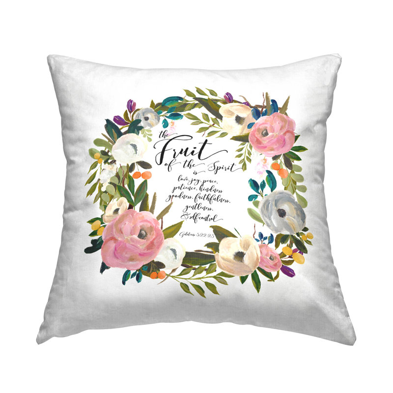 Polyester Throw Square Pillow Cover & Insert