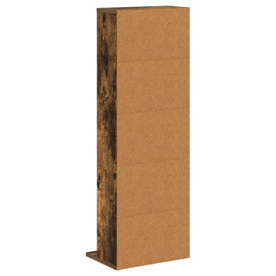  CD Cabinet Engineered Wood Indoor Media Storage Unit Rack Bedroom Home