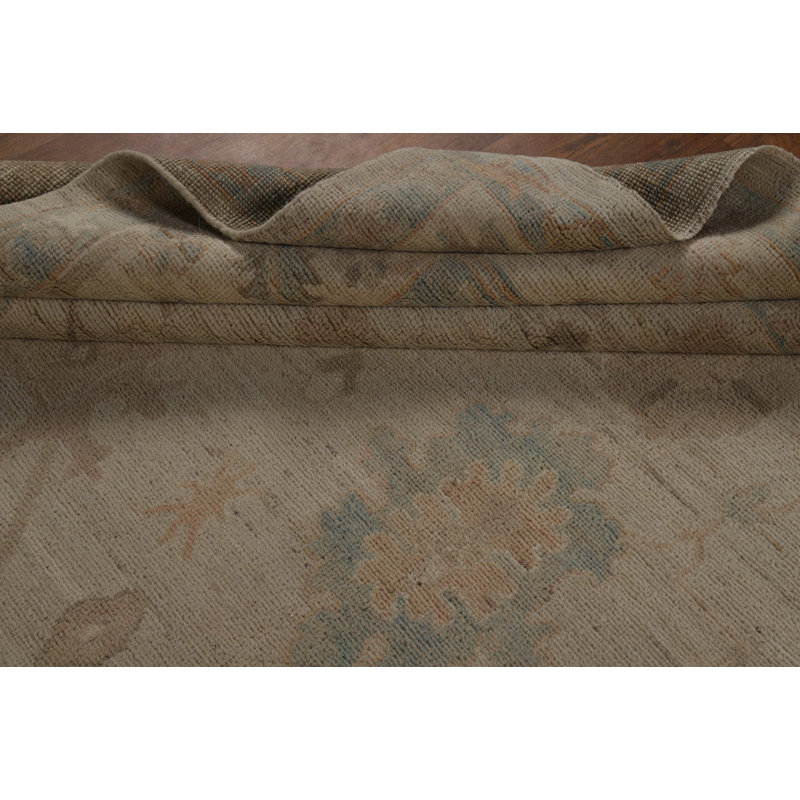 Vegetable Dye Oushak Turkish Area Rug
