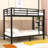 Metal Bunk Bed With Guardrails And Ladder-1625454999-1625454998