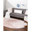 Tapis oriental rose / ivoire Boyland-1228972195