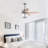 Brian Ceiling Fan with Lights, Remote & Reversible Blades