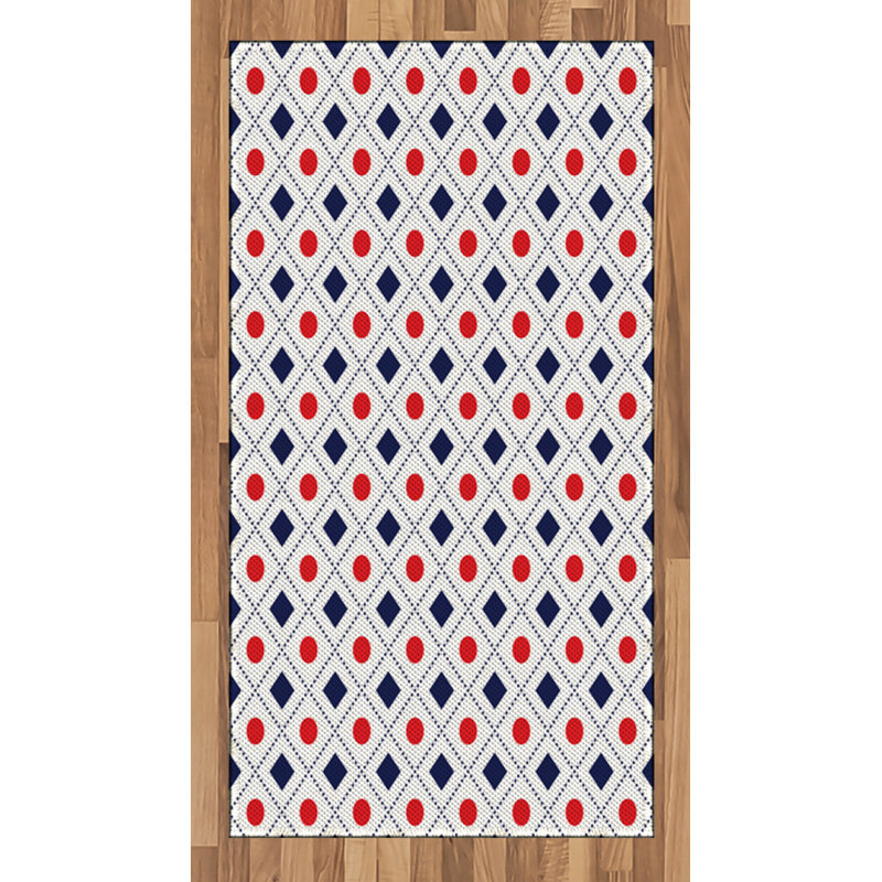 Abstract High Density Long Fiber Poly Threads Decorative Area Rug Carpet, Rectangle 2'7" x 5'