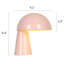 Lampe de table rose à intensité variable (1 lumière) pour table de chevet et table de chevet