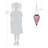 Exhart Solar Tear Shaped Glass and Metal Hanging Lantern with 15 Cool White LED Fairy Firefly String Lights, 7 x 24"-1250397618