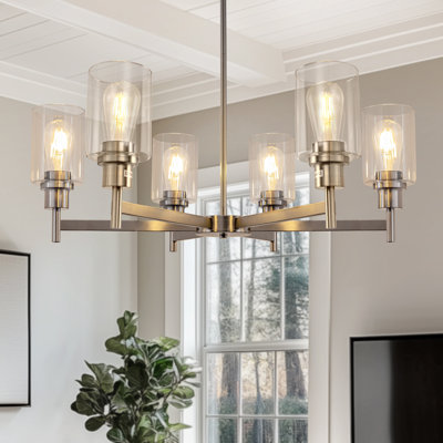 6 Light Contemporary Chandeliers Modern Lighting Fixtures
