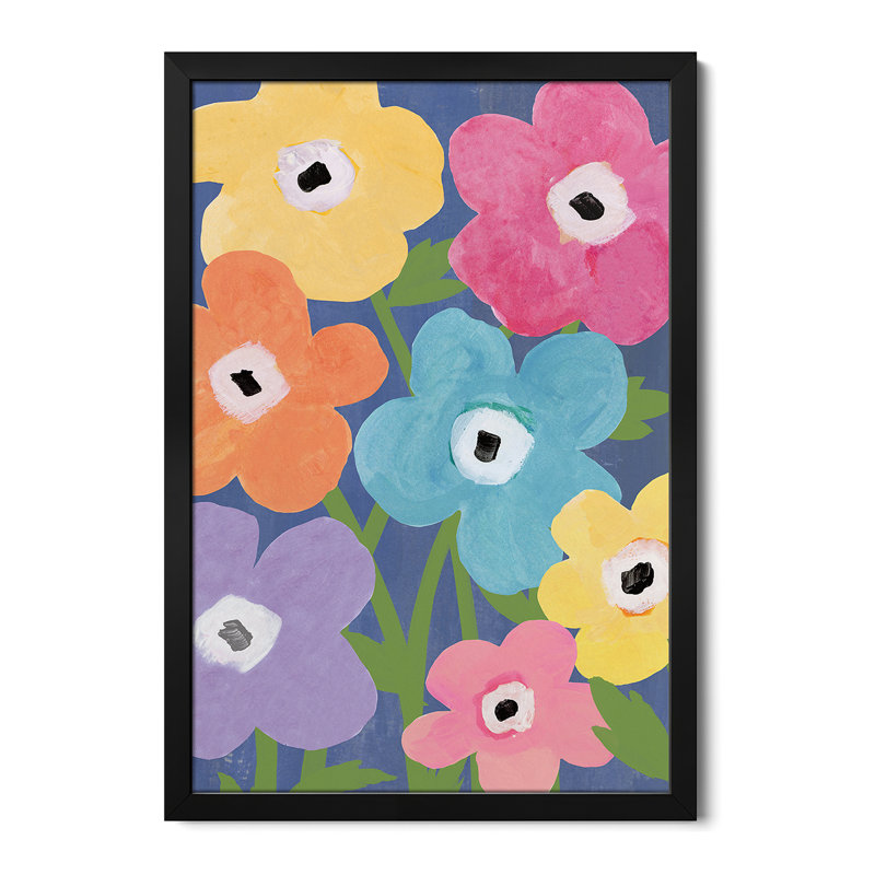 «Flower Market Color I» - reproduction d'art murale - affiche de galerie, H 24 po x l 16 po