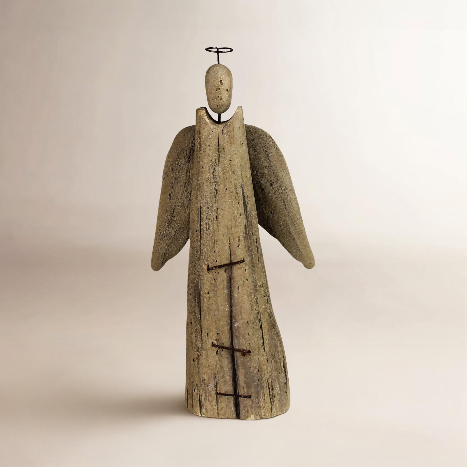 Rustic Angel Holiday Accent, 11'' H x 5.5'' W x 2'' D