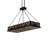 Rustic Lodge 8 - Light Oil Rubbed Bronze Pool Table Lights Pendant