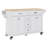 Cambridge Natural Wood Top Kitchen Island With Storage,Kitchen Cart,Coffee Station-1760090090