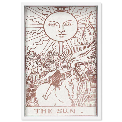" Sun Tarot Rose Gold Zodiac "