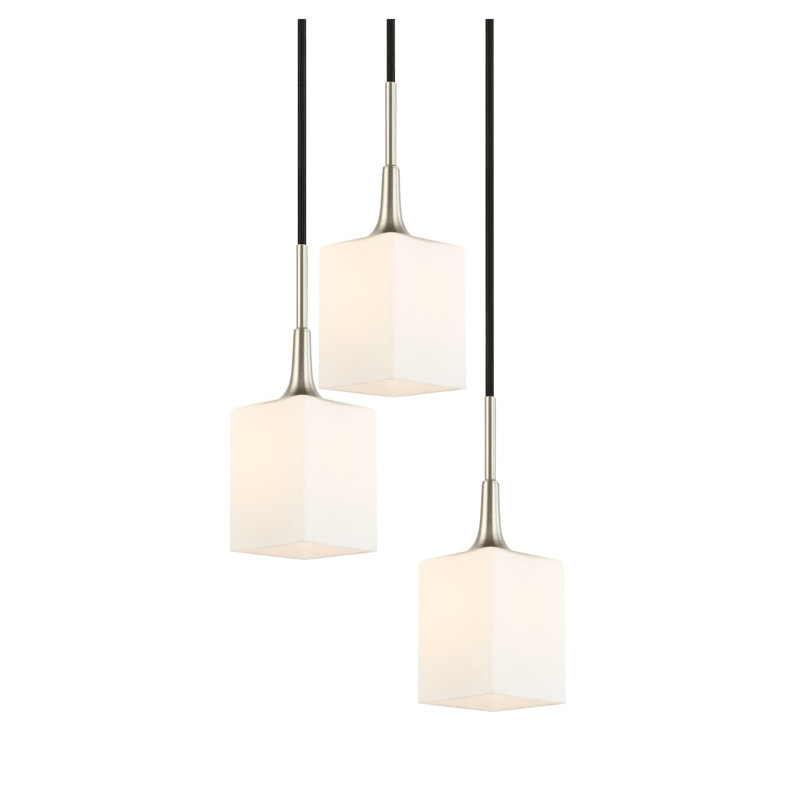 Shults 3 - Light Cluster Pendant, Brass/Bronze, Halogen