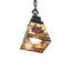 5" Square Pinecone Mini Pendant