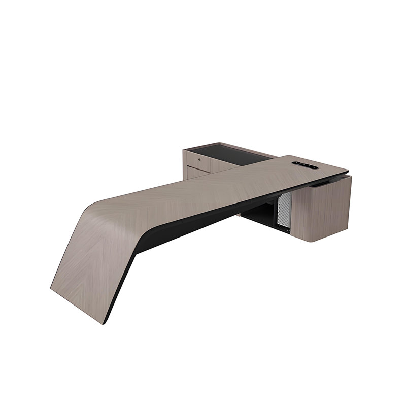 Bureau de direction en L 78,74 po, H 29,53 po x l 78,74 po x P 70,87 po