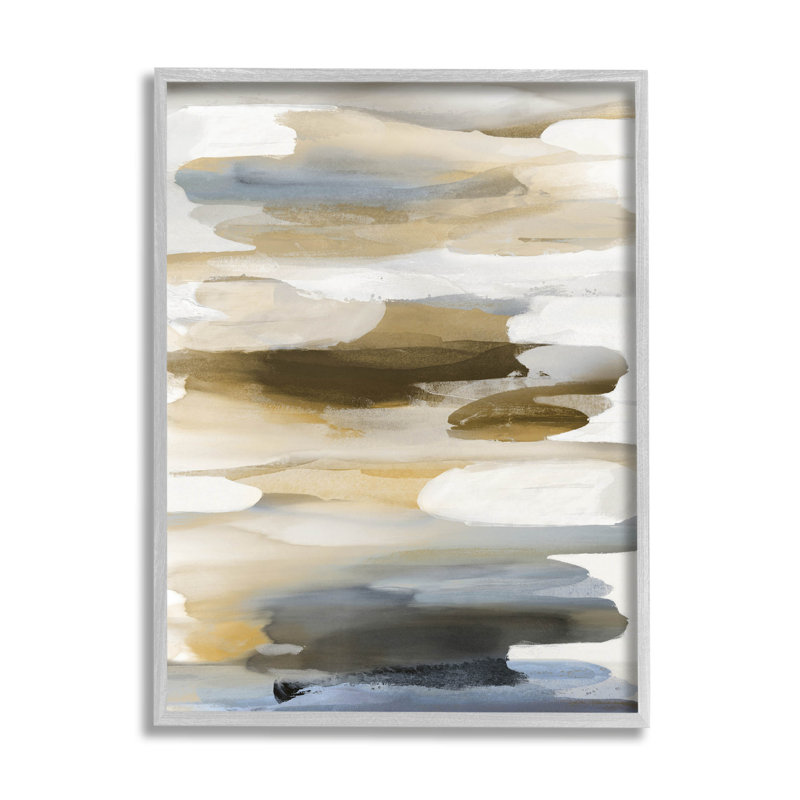 Art abstrait giclée par Jackie Hanson, H 20 po x l 16 po x P 1,5 po, Estampe numérique Farmhouse