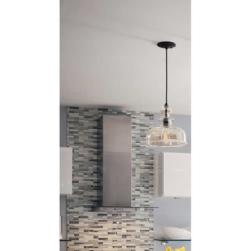 Tilden 1 - Light Single Pendant, Champagne, Antique Bronze