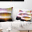  Grand coussin lombaire abstrait ovale Northern Lights