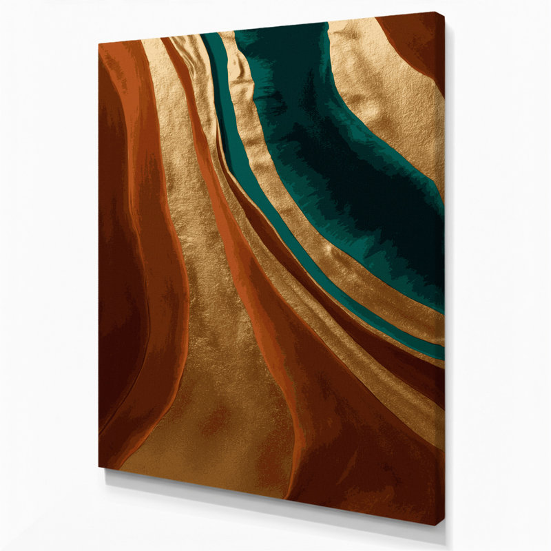 Art mural abstrait sur toile 79, H 20 po x l 16 po
