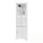 Corner Bathroom Storage Cabinet With 3 Drawers And Adjustable Shelves-1942804573
