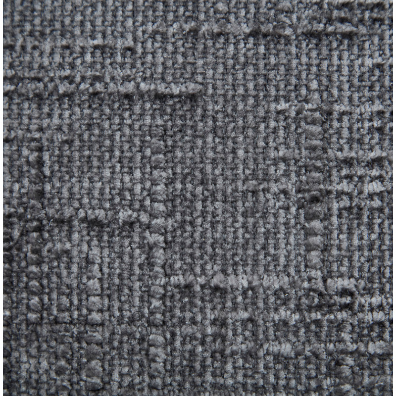 2 - Piece Chenille No Frame Compressed Sectional, Gray Chenille