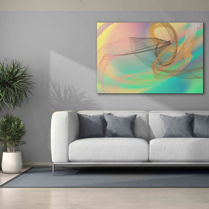 «Color In The Lines 4» par Irena Orlov, impression sur toile giclée sur toile, H 40 po x l 60 po x P 1,5 po