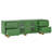 70.9" Modern Green TV Stand with Storage, Arched Glass Doors & Drawers, Multi-Use Sideboard Buffet Cabinet-1654399419