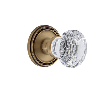 Grandeur Soleil Rosette With Brilliant Crystal Knob