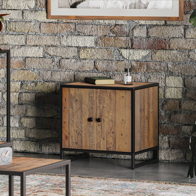 Adeon Solid Wood Rectangle Accent Cabinet