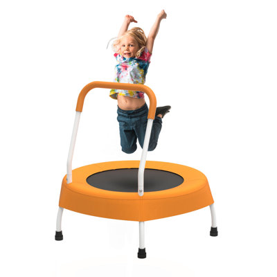 28Inch Toddler Trampoline For Kids 1 Year Plus With Handle, Baby Gifts For Boys And Girls, Indoor And Outdoor