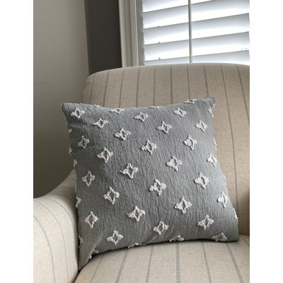 Cotton Reversible Throw Pillow