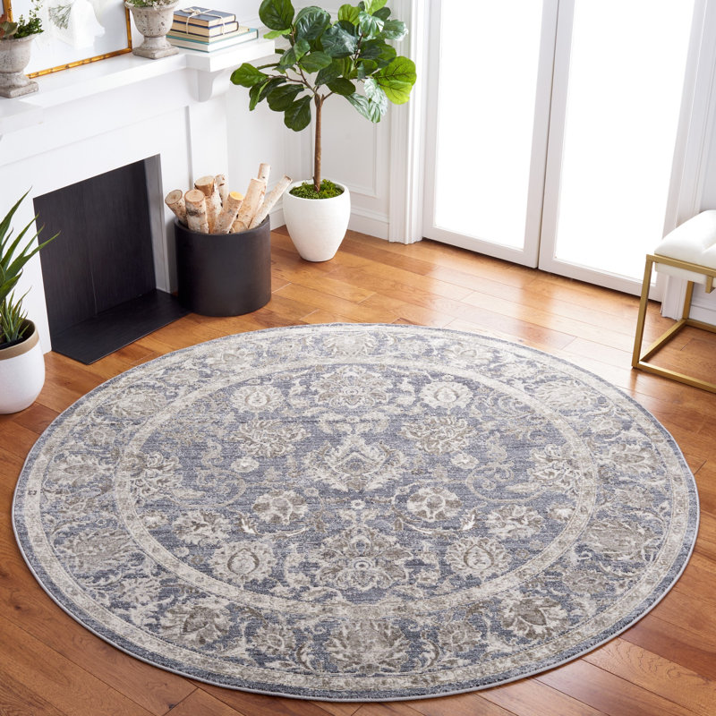 Genola 500 Performance Oriental Rug, Round 6'7"