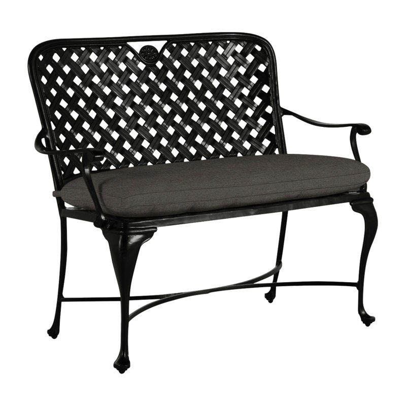 Banc en aluminium Provance - Terre antique, Terre antique, Trépointe, Fossile de Vérone