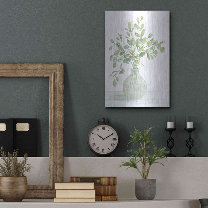 «Eucalyptus Beauty II» par Cindy Jacobs, art mural en métal, H 16 po x l 12 po