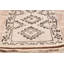 Tapis de chemin de fer turc vintage beige Herki pour un couloir élégant et une décoration bohémienne