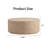 31.5'' Round Coffee Table With Mars Pattern For Living Room, Modern Drum Circle  Coffee Table For Living Room, No Need Assembly (Mars Pattern)